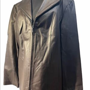 East 5th Brown Leather Jacket